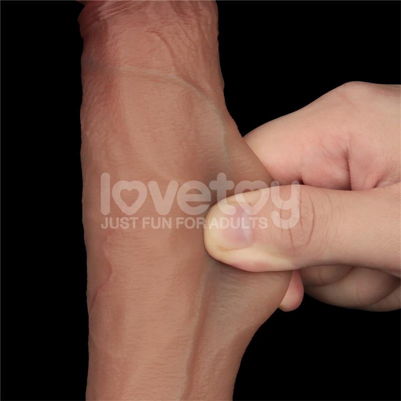 LOVETOY - SLIDING PRO DILDO PIEL DESLIZANTE-RETRACTIL DUAL LAYER 9