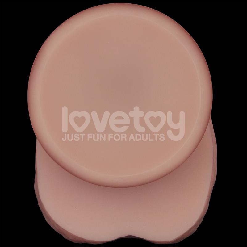 LOVETOY - SLIDING PRO II DILDO PIEL DESLIZANTE-RETRACTIL DUAL-LAYER 10