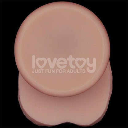 LOVETOY - SLIDING PRO II DILDO PIEL DESLIZANTE-RETRACTIL DUAL-LAYER 10