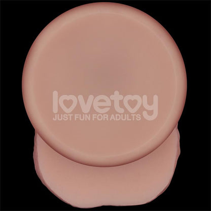 LOVETOY - SLIDING PRO II DILDO PIEL DESLIZANTE-RETRACTIL DUAL-LAYER 8.5
