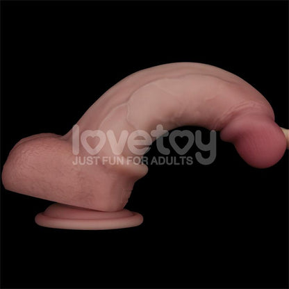 LOVETOY - SLIDING PRO II DILDO PIEL DESLIZANTE-RETRACTIL DUAL-LAYER 8