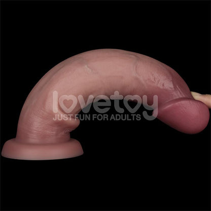 LOVETOY - SLIDING PRO II DILDO PIEL DESLIZANTE-RETRACTIL DUAL-LAYER 9