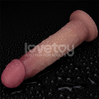 LOVETOY - SLIDING PRO II DILDO PIEL DESLIZANTE-RETRACTIL DUAL-LAYER 9