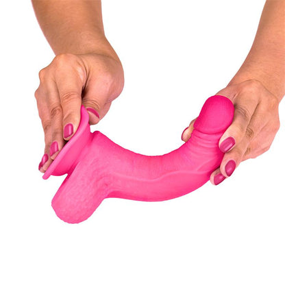 LIKETRUE - SLIDY DILDO REALISTA DUAL LAYER RETRÁCTIL Y ORIENTABLE 7
