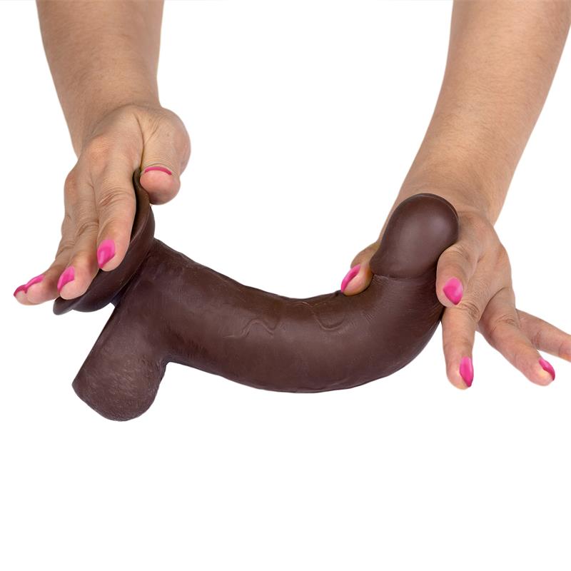 LIKETRUE - SLIDY DILDO REALISTA DUAL LAYER RETRÁCTIL Y ORIENTABLE 8