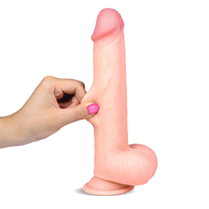 LIKETRUE - SLIDY DILDO REALISTA DUAL LAYER RETRÁCTIL Y ORIENTABLE 9