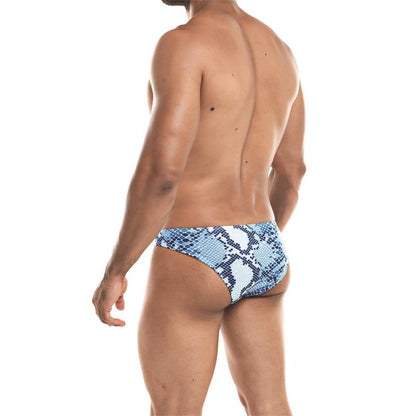 CUT4MEN - SLIP BIKINI CORTE BAJO PROVOCATIVE ESTAMPADO SERPIENTE