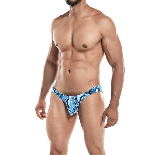 CUT4MEN - SLIP BIKINI CORTE BAJO PROVOCATIVE ESTAMPADO SERPIENTE