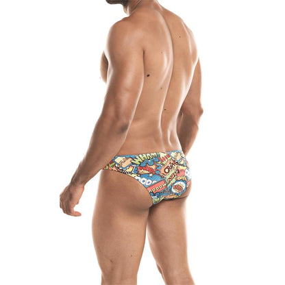 CUT4MEN - SLIP BIKINI DE CORTE BAJO PROVOCATIVE CARTOON