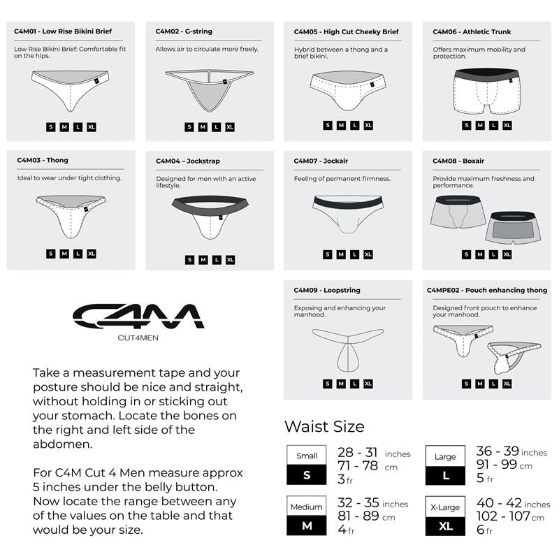 CUT4MEN - SLIP BIKINI DE CORTE BAJO PROVOCATIVE SKAI