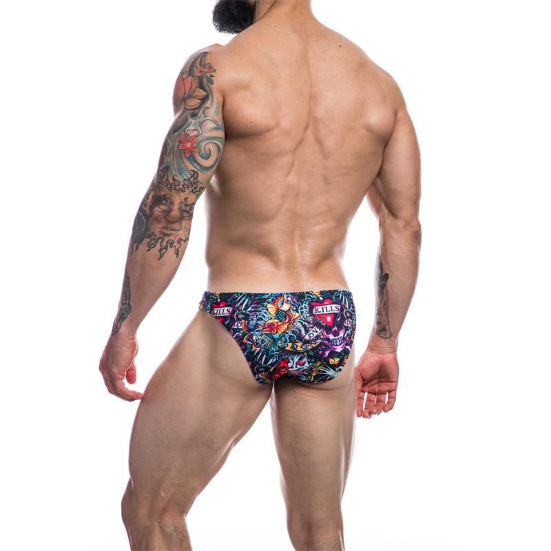 CUT4MEN - SLIP BIKINI DE CORTE BAJO PROVOCATIVE TATTOO