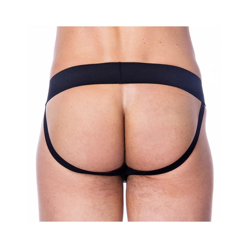 BONDAGE PLAY - SLIP DE CUERO COLOR