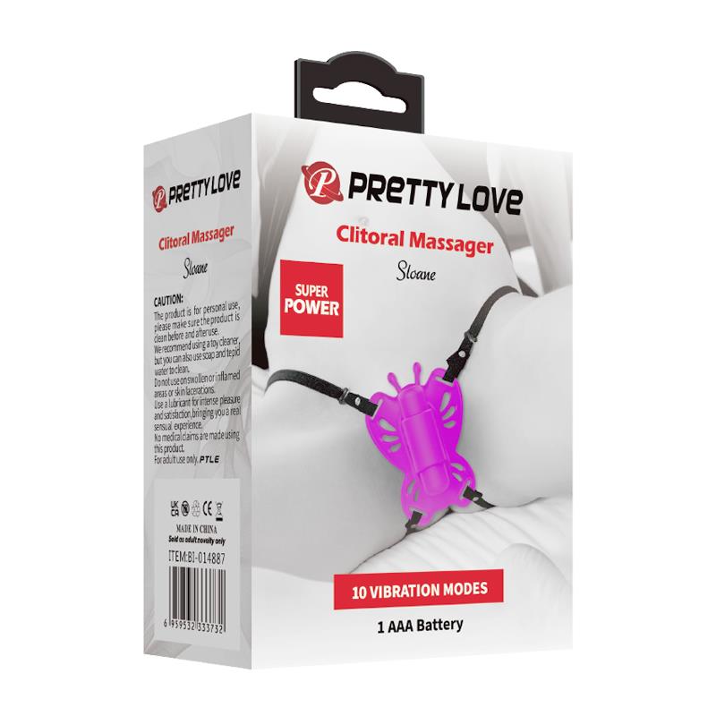 PRETTYLOVE - SLOANE ESTIMULADOR DE CLÍTORIS CON VIBRACIÓN