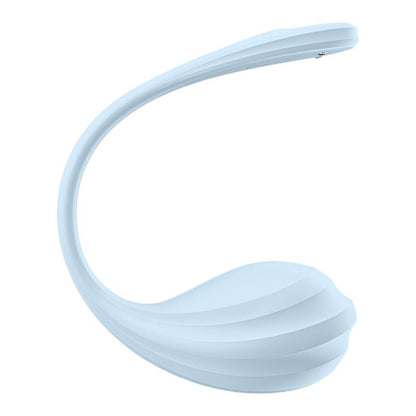 SATISFYER - SMOOTH PETAL VIBRADOR DE BRAGUITA CON APP AZUL