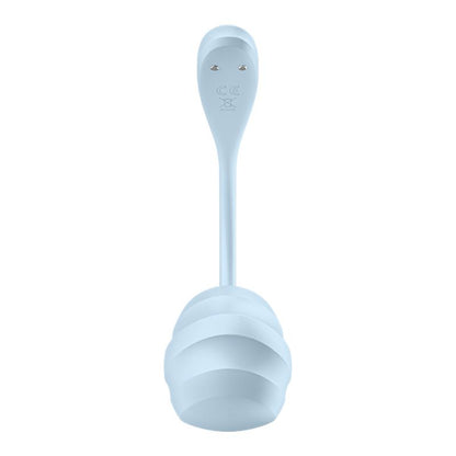 SATISFYER - SMOOTH PETAL VIBRADOR DE BRAGUITA CON APP AZUL