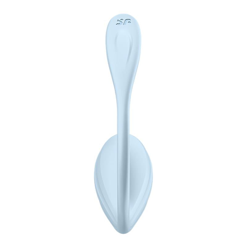 SATISFYER - SMOOTH PETAL VIBRADOR DE BRAGUITA CON APP AZUL