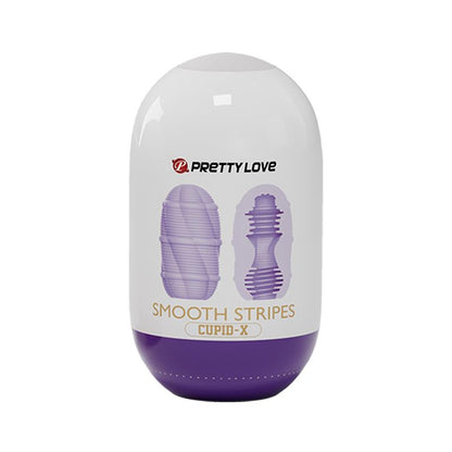 PRETTYLOVE - SMOOTH STRIPES CUPID-X HUEVO MASTURBADOR
