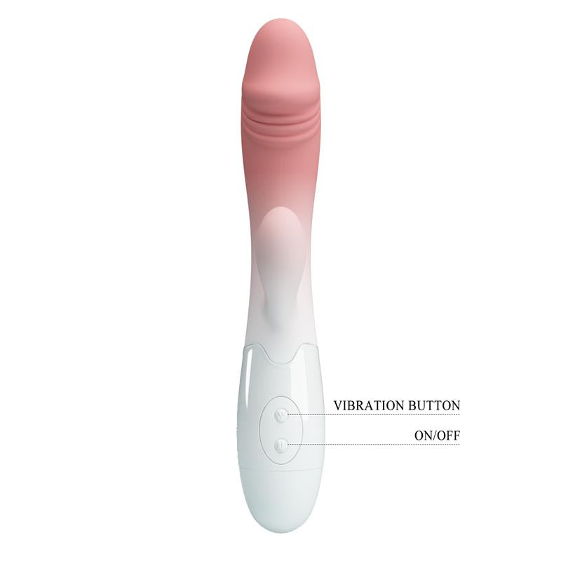 PRETTYLOVE - SNAPPY VIBRADOR BLANCO Y ROSA