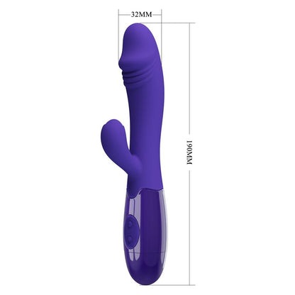 PRETTYLOVE - SNAPPY-YOUTH VIBRADOR DE CONEJITO 2 MOTORES