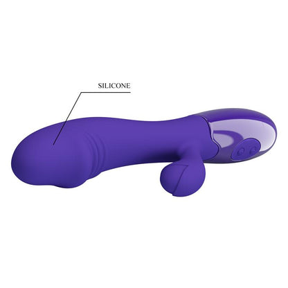 PRETTYLOVE - SNAPPY-YOUTH VIBRADOR DE CONEJITO 2 MOTORES