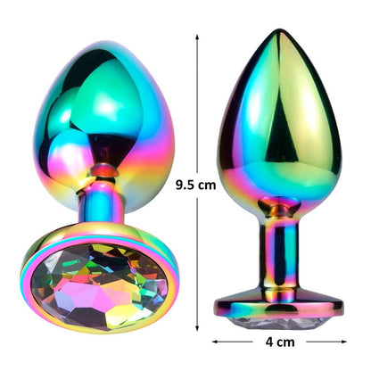 AFTERDARK - SPACE JOURNEY PLUG ANAL MULTICOLOR JOYA TALLA L