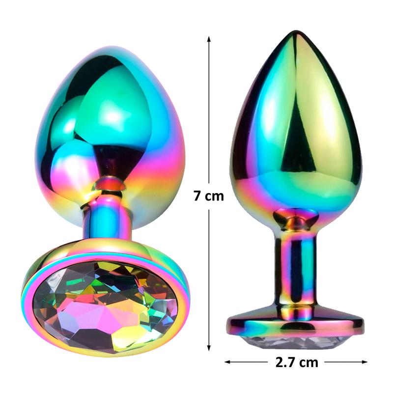 AFTERDARK - SPACE JOURNEY PLUG ANAL MULTICOLOR Y JOYA TALLA S