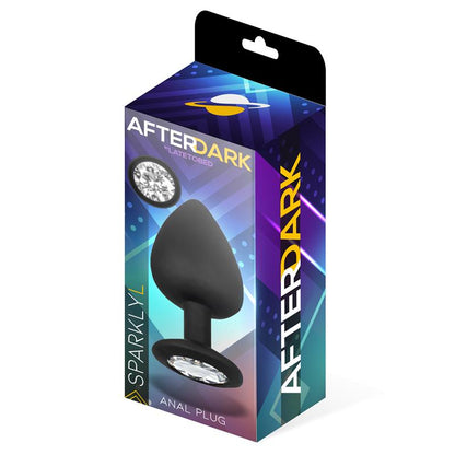 AFTERDARK - SPARKLY PLUG ANAL CON JOYA SILICONA TALLA L 9.5 CM X 4.5 CM