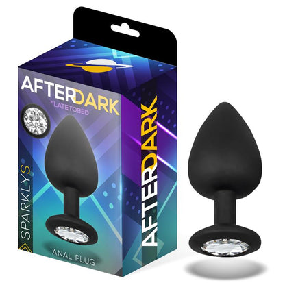 AFTERDARK - SPARKLY PLUG ANAL SILICONA TALLA S 7.5 CM X 2.6 CM