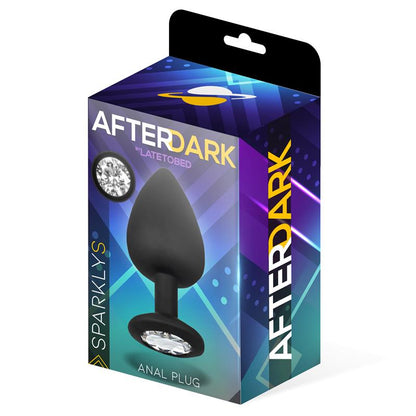 AFTERDARK - SPARKLY PLUG ANAL SILICONA TALLA S 7.5 CM X 2.6 CM
