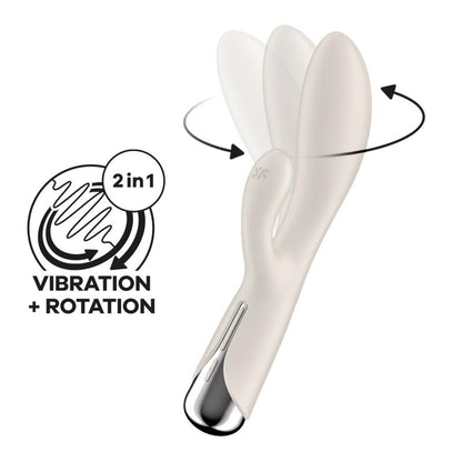 SATISFYER - SPINNING RABBIT 1 BLANCO