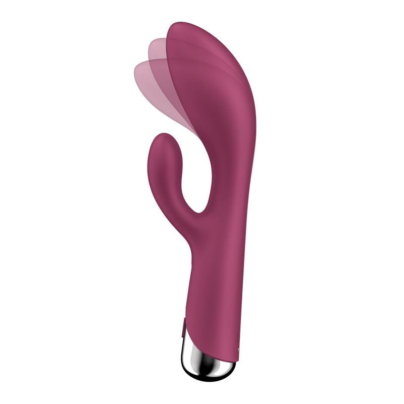 SATISFYER - SPINNING RABBIT 1 ESTIMULACION CLITORIS Y PUNTO G ROJO