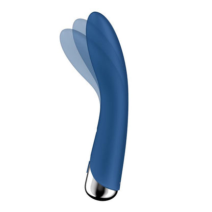 SATISFYER - SPINNING VIBE 1 VIBRADOR Y ROTADOR AZUL
