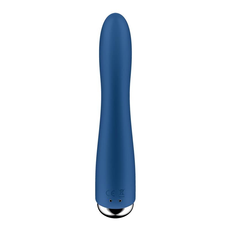 SATISFYER - SPINNING VIBE 1 VIBRADOR Y ROTADOR AZUL