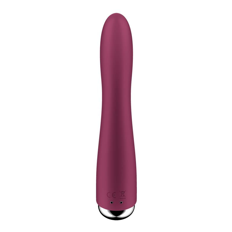 SATISFYER - SPINNING VIBE 1 VIBRADOR Y ROTADOR ROJO