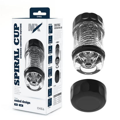 CHISA - SPIRAL CUP STRONG EDITION SQUARE MASTURBADOR MASCULINO