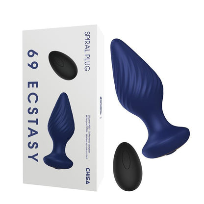 CHISA - SPIRAL PLUG ANAL CON VIBRACIÓN Y CONTROL REMOTO
