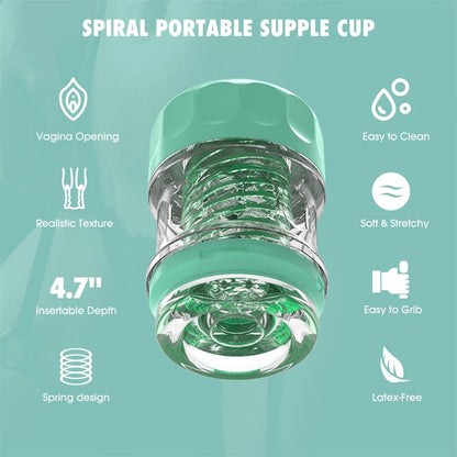 CHISA - SPIRAL SUPPLE MASTURBADOR VERDE