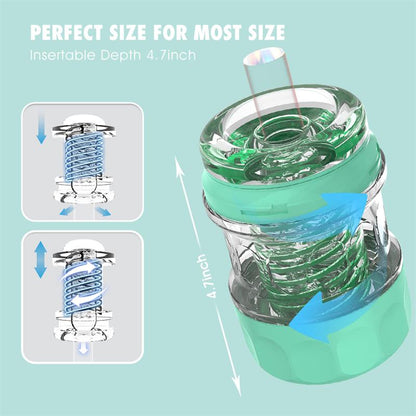 CHISA - SPIRAL SUPPLE MASTURBADOR VERDE