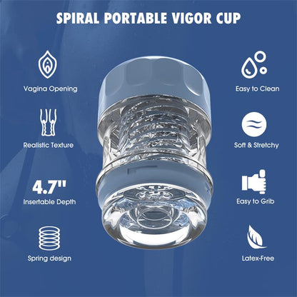 CHISA - SPIRAL VIGOR MASTURBADOR AZUL