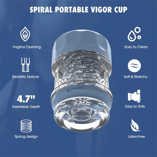CHISA - SPIRAL VIGOR MASTURBADOR AZUL