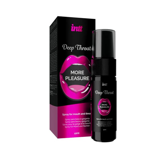 INTT - SPRAY PARA SEXO ORAL DEEP THROAT BOCA Y GARGANTA 12 ML