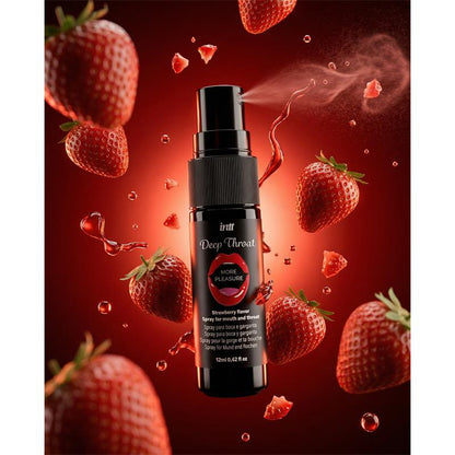 INTT - SPRAY PARA SEXO ORAL DEEP THROAT FRESA 12 ML