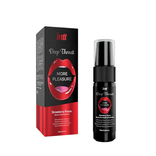 INTT - SPRAY PARA SEXO ORAL DEEP THROAT FRESA 12 ML