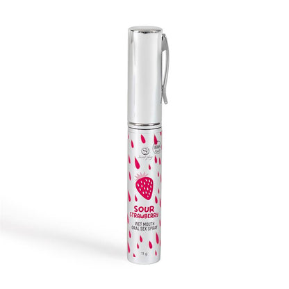 SECRET PLAY - SPRAY SEXO ORAL WET MOUTH FRESA ÁCIDA 11 GR