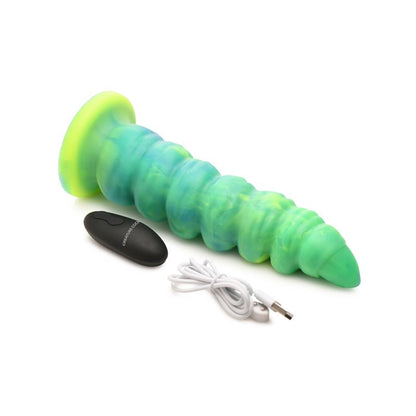 CREATURE COCKS - SQUIRMER DILDO CON THRUSTING Y VIBRACIÓN CONTROL REMOTO SILICONA