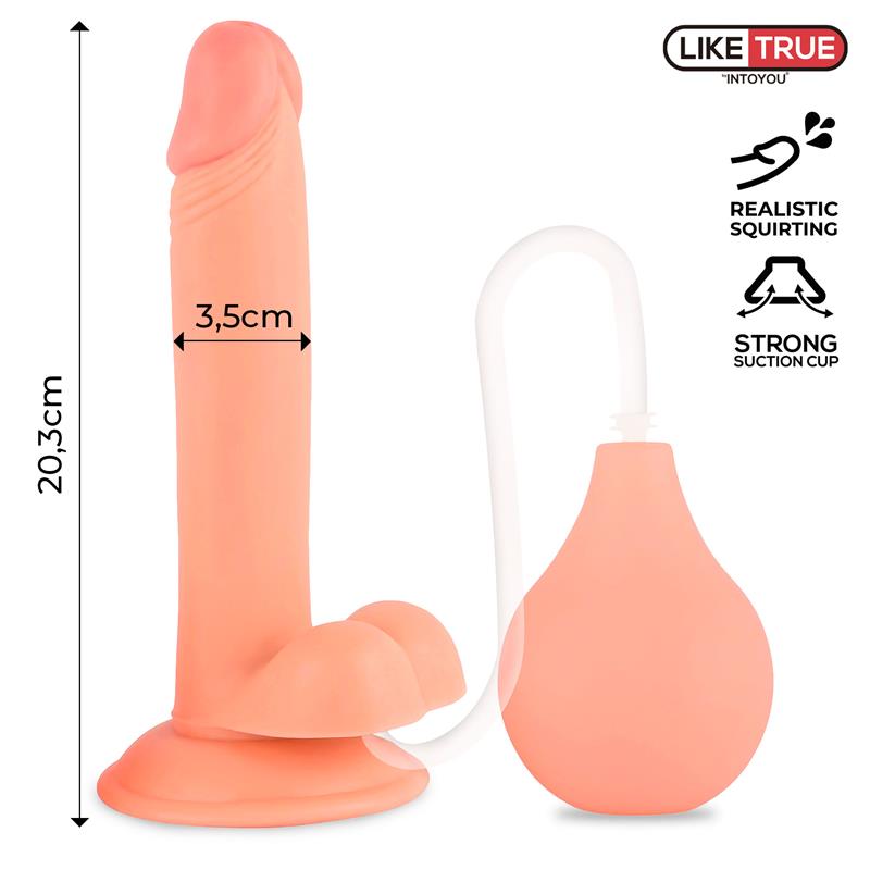 LIKETRUE - SQUIRTZ DILDO EYACULADOR - SQUIRTING 8 - 20.3 CM