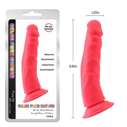 CHISA - STEVEN.R DILDO SILICONA LIQUIDA ROJO 22.5CM