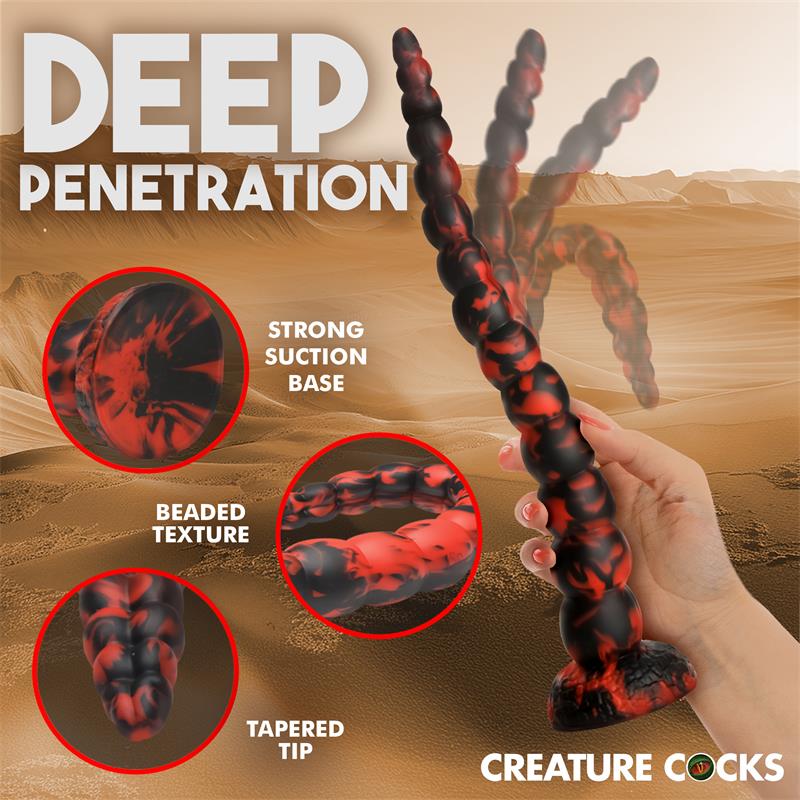 CREATURE COCKS - STINGER DILDO 37 CM SILICONA