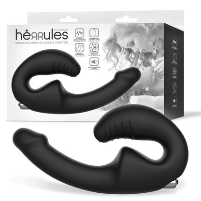 INTOYOU - STRAP-ON VIBRADOR DOBLE SIN ARNÉS