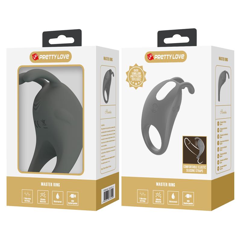 PRETTYLOVE - STRATUS ANILLO PARA EL PENE CON VIBRACIÓN